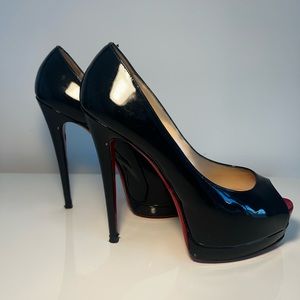 Authentic Christian Louboutin Lady Peep 150 size 39